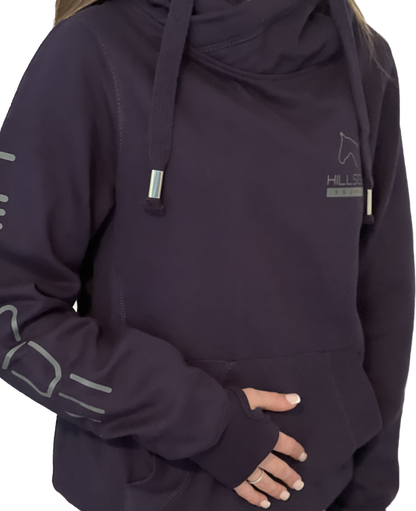 Hillside Cross Neck Hoodie – Thick, Warm &amp; Comfy Overhead Jumper